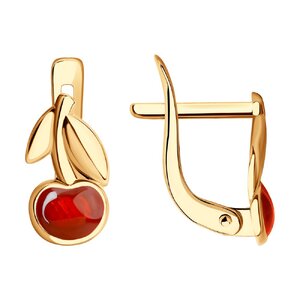 Серёжки Английские Алмазная грань