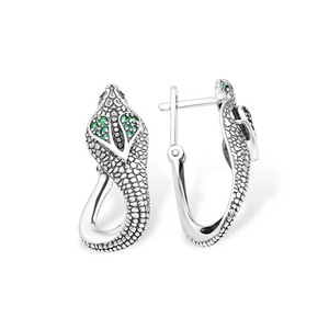 Серёжки Английские Фианит